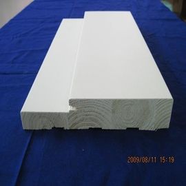 White Primed Finger Joint Wooden Door Frame Easy Installation Multifuction
